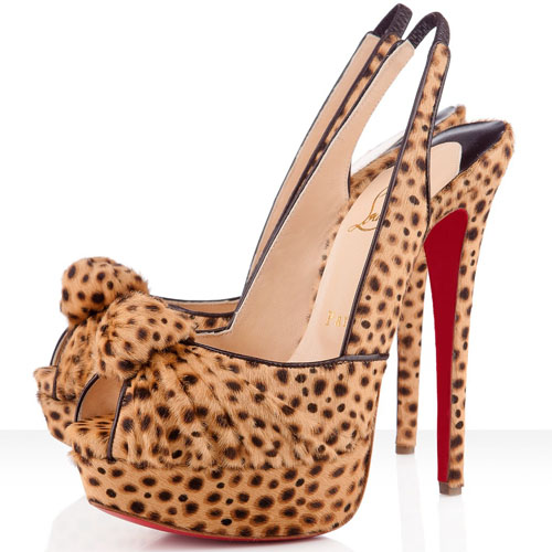 Christian Louboutin Jenny 140mm Special Occasion Leopard